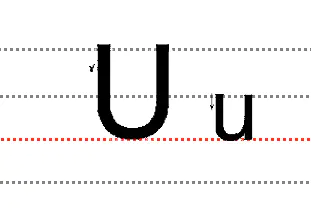 大小写字母26个正确书写表_字母的书写规范_字母大小书写格式