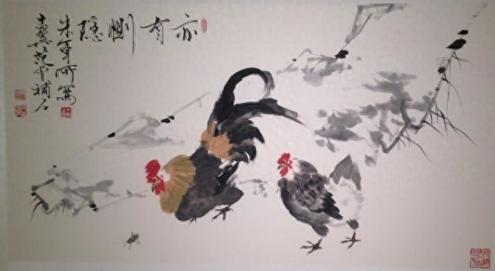 范增画家_范增画家师傅_画家范增作品钟馗报福