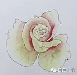 玫瑰花画法_美甲玫瑰花图片画法_玫瑰网格构成画法