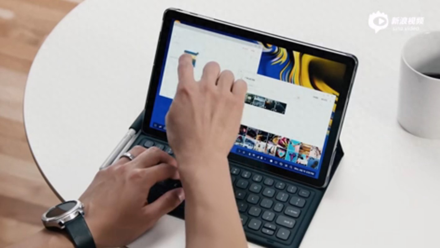 Galaxy Tab S4秒变电脑「内置DeX技术，同时支持多达20个窗口」